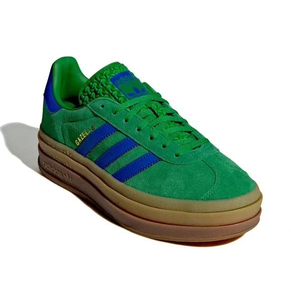 adidas gazelle silver green womens adidas Gazelle Bold W JI2705 main image 0